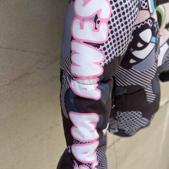 Members Only PowerPuff Girls Team Aewsome Jacket Sz 10-12 Windbreaker - Picture 5 of 15